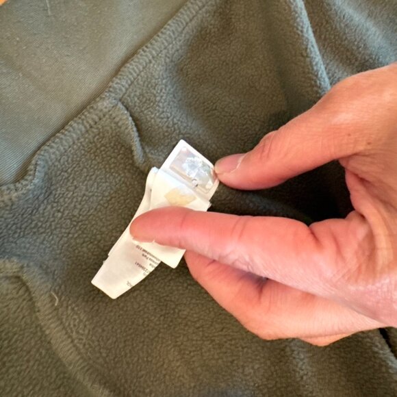 The North Face Climb On Full-Zip Hoodie Green/Black. Fleece Lined. - Picture 6 of 8